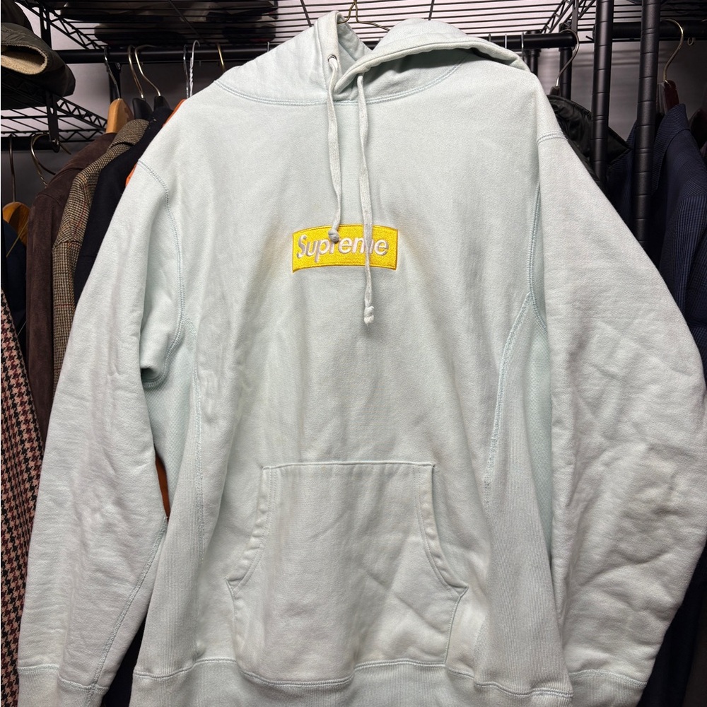 Supreme Light Blue Hoodie